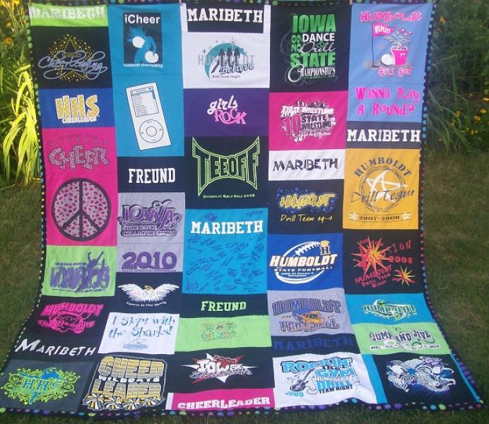 T-Shirt Quilts - Custom Quilt Made From Clothing